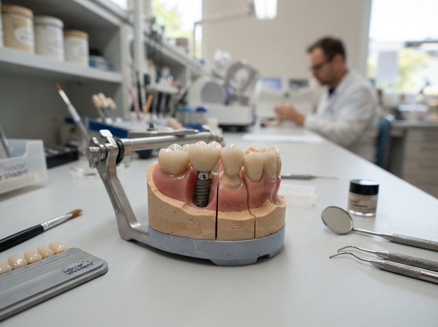 Crowns, bridges and implants